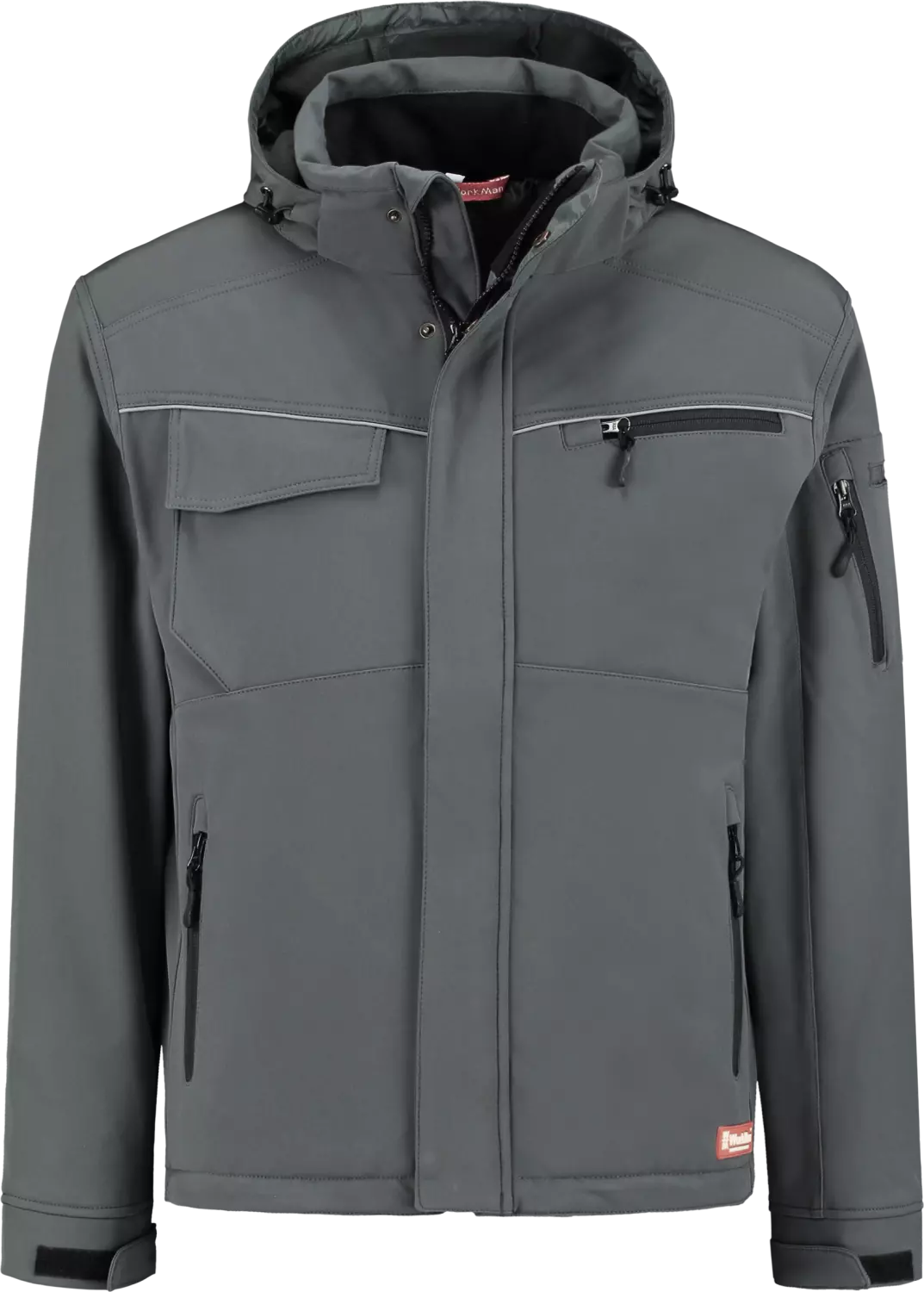 Workman 2537 Softshell Jacket Winter - Graphite - XL thumbnail 3