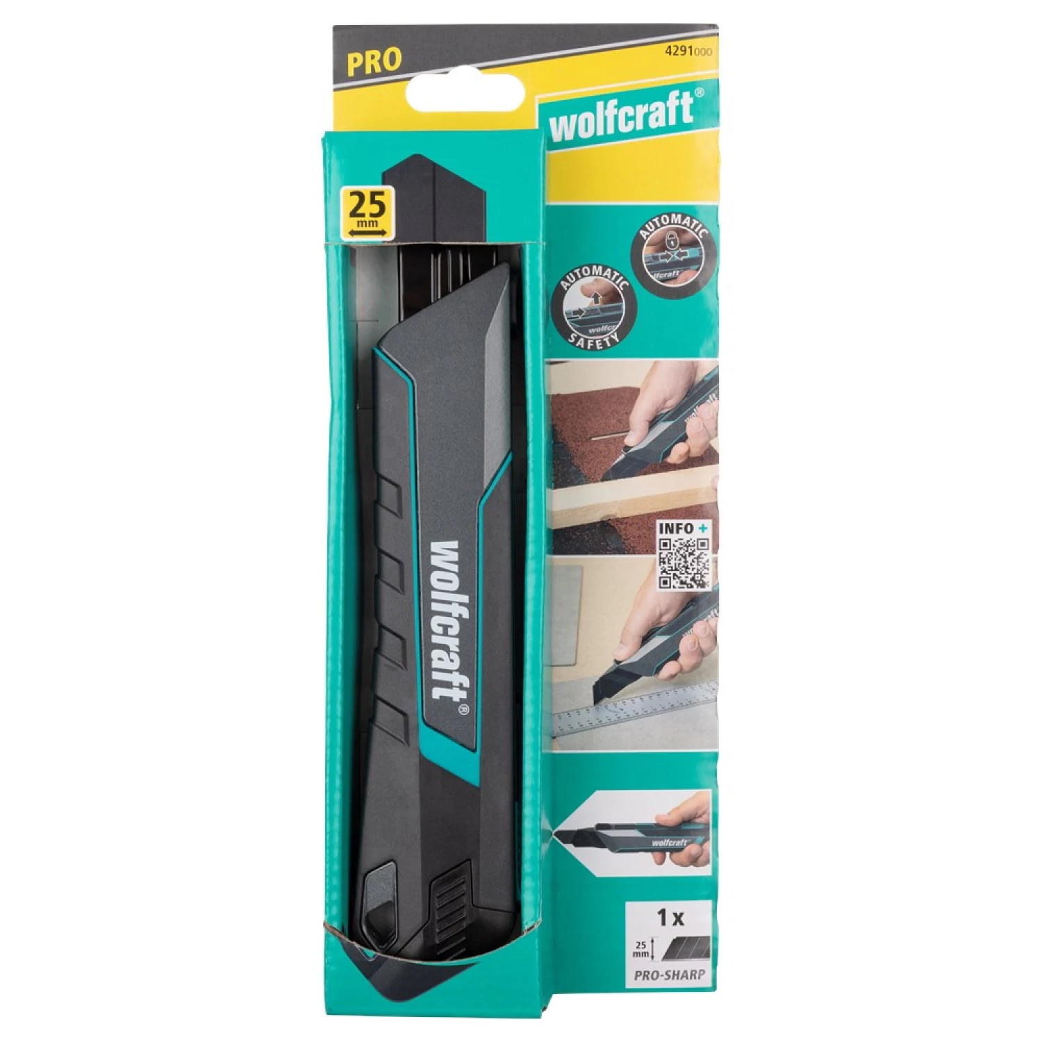 Wolfcraft 4291000 PRO SAFETY Afbreekmes - 25mm thumbnail 2