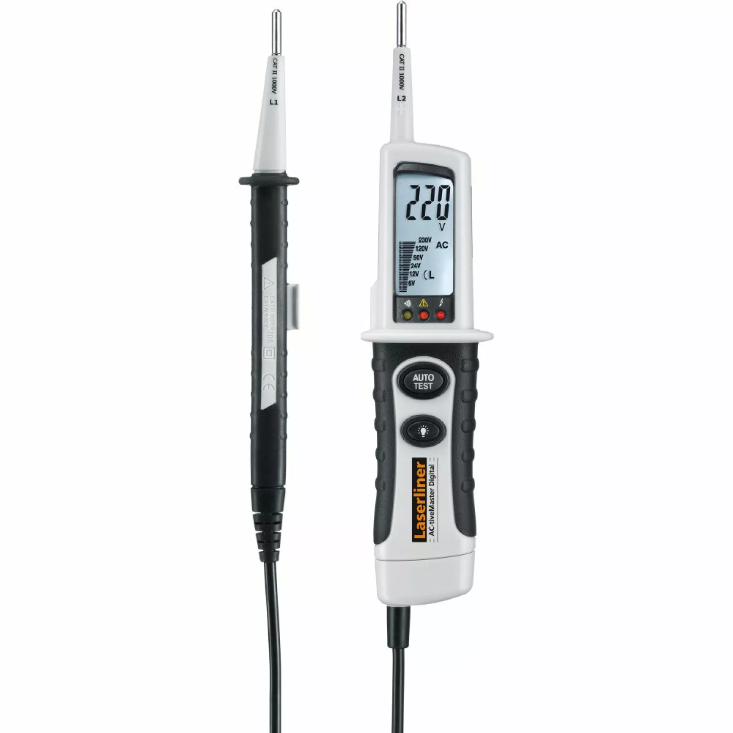 Laserliner AC-tiveMaster Digital Spanningstester Met LCD Scherm - AC/DC 6-690V thumbnail 4