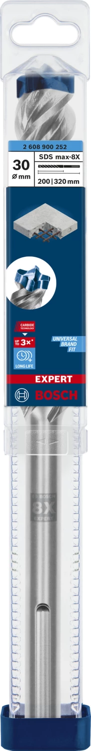 Bosch 2608900252 EXPERT Hamerboor SDS Max-8X - 30x200x320mm thumbnail 2