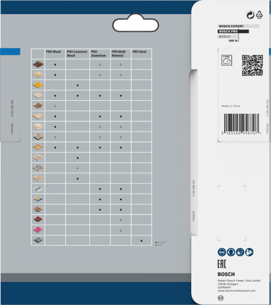 Bosch 2608837748 Cirkelzaagblad - 150 X 20 X 32T - Staal - Detailed view of the product