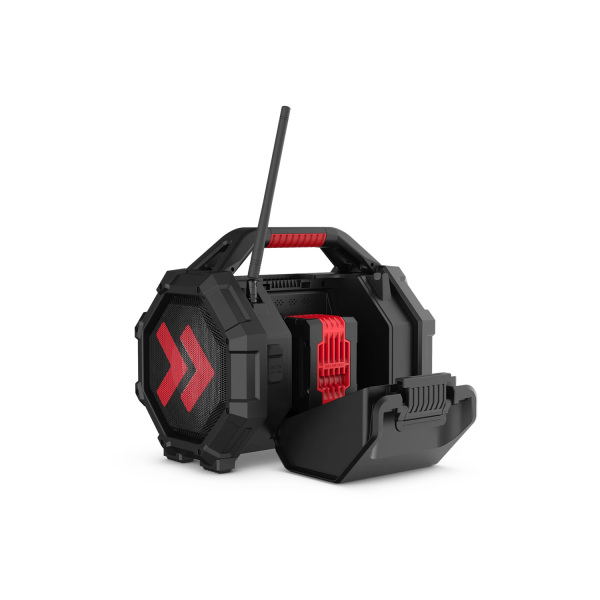 PerfectPro ROCKTAGON OCT-18V Multi Battery Bouwradio - FM RDS / DAB+ - AUX-in - Bluetooth - Detailed view of the product