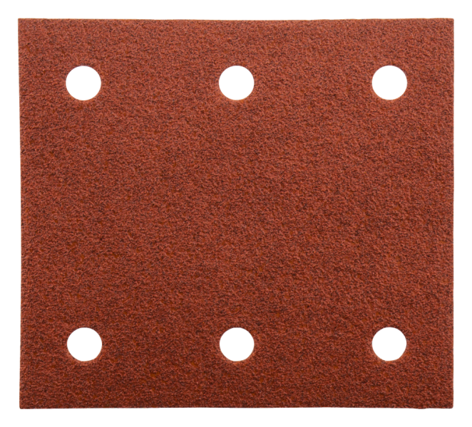 Makita P-42438 Schuurvel 114x102 K80 Red Velcro - Detailed view of the product