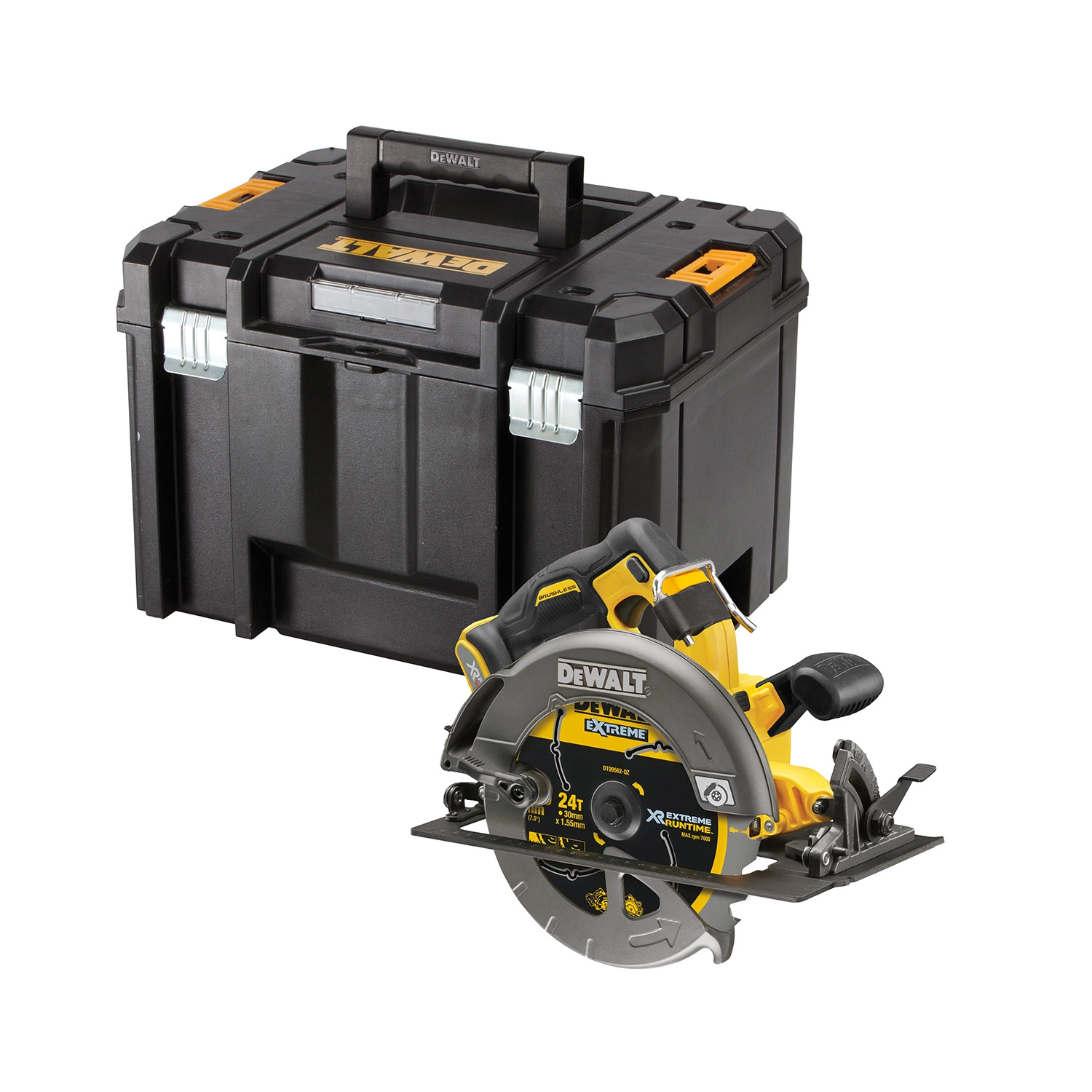 DeWALT DCS578N 54V Flexvolt Li-ion Accu Cirkelzaag Body In TSTAK- 190mm afbeelding