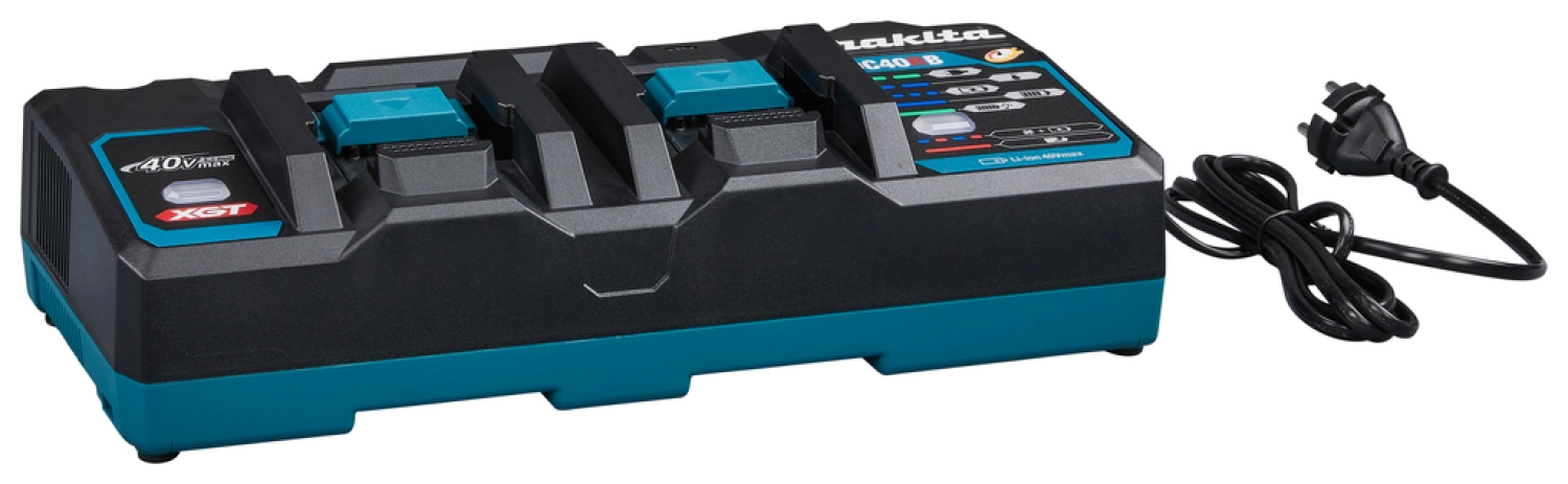 Makita 191U42-2 40V XGT Li-Ion Accu Starterset (4x 5.0Ah) + Duolader In Mbox thumbnail 2