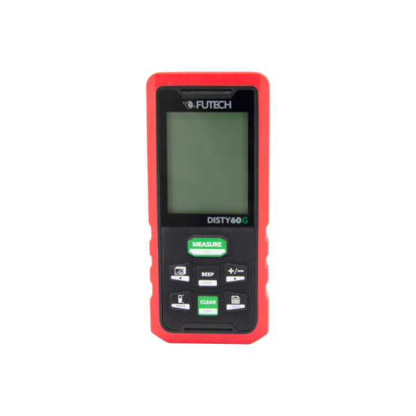Futech Disty 60 Afstandsmeter - 60m - Groen - IP54 - Detailed view of the product