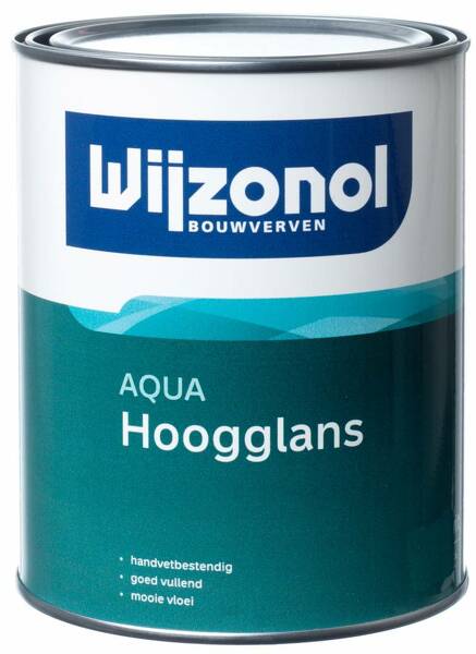 Wijzonol Aqua Hoogglans - Op Kleur Gemengd - 2,5L