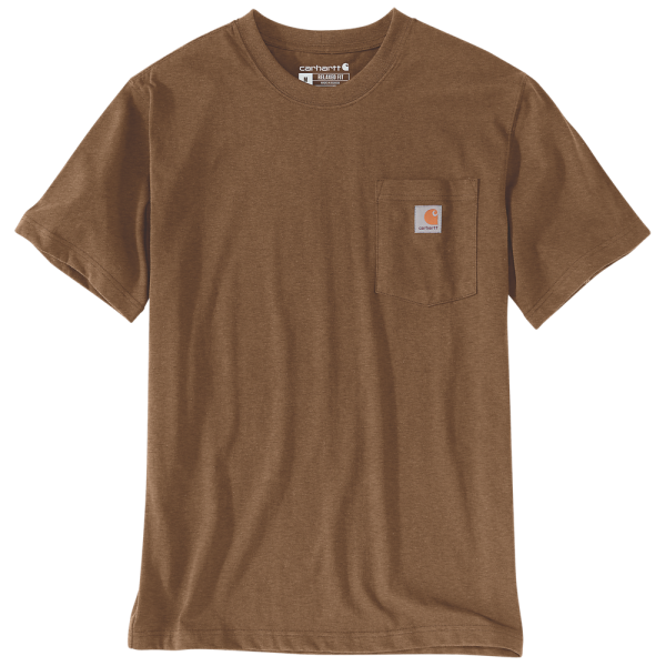 Carhartt Dearborn Pocket T-Shirt Oiled Walnut Heather - S