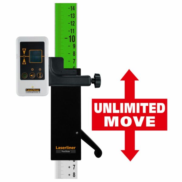 Laserliner FlexiSlider Voor Flexi-Meetlat Plus Meetlat - Detailed view of the product