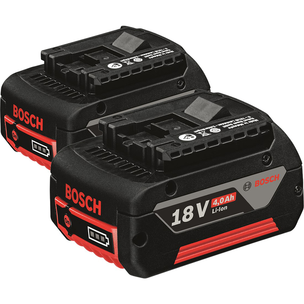 Bosch GBA 18V 4.0Ah Duopack 18V Li-Ion Accu - 4.0Ah (2st) EAN: 3165140735780