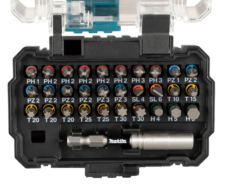 Makita E-13552 Slagschroefbitset - 31-delig EAN: 88381591577