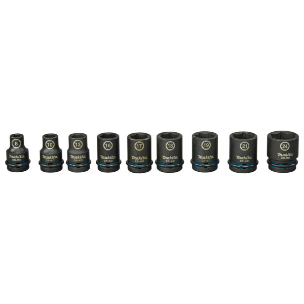 Makita E-16564 9-delige Krachtdoppenset - Detailed view of the product