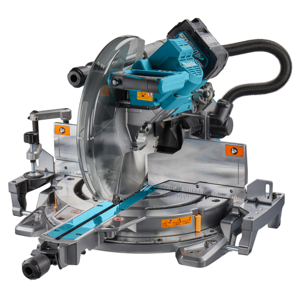 Makita LS004GM102 40V Max Li-Ion Accu Radiaal Afkortzaag (1x 4,0Ah) Incl. AWS Zender - 260mm - Detailed view of the product