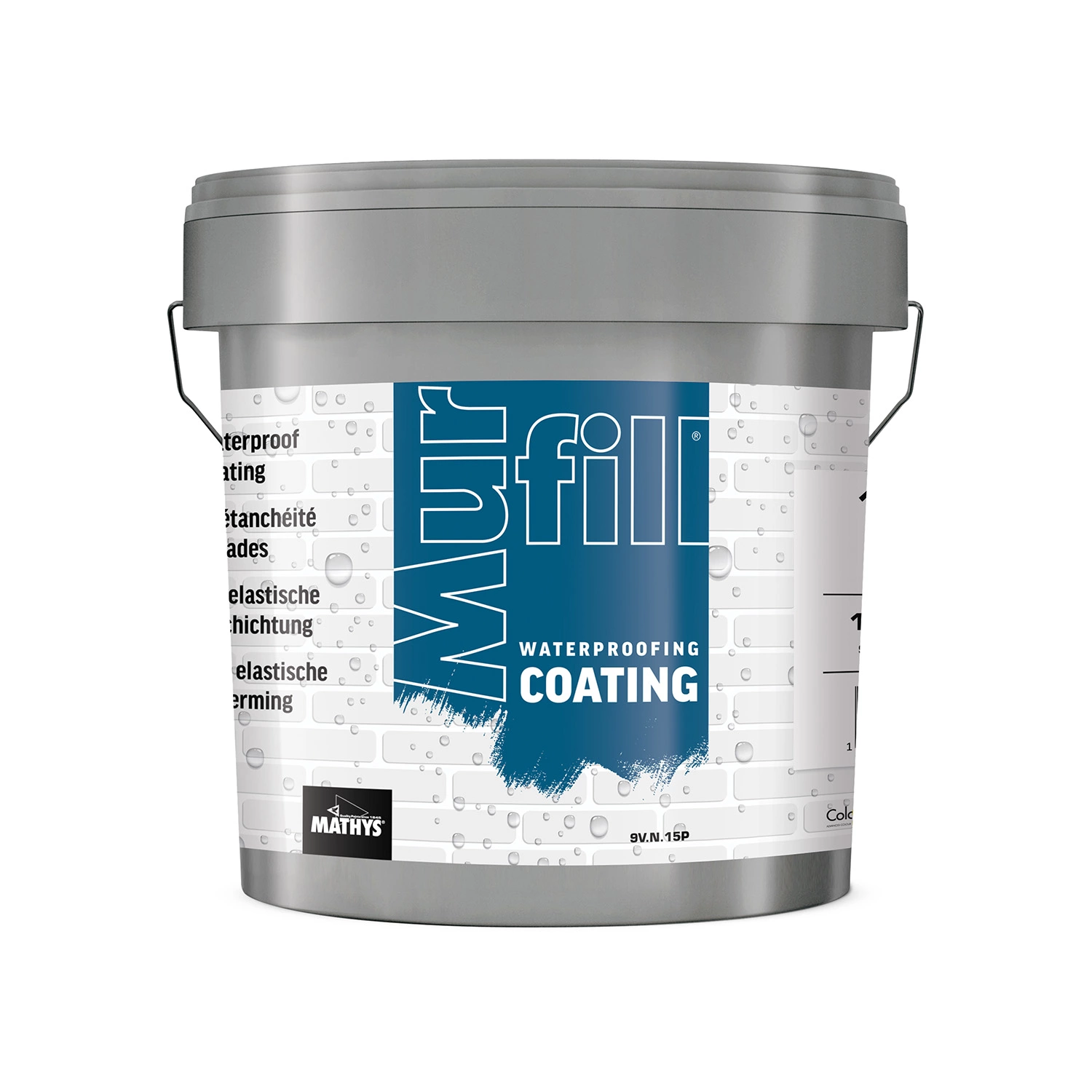 Mathys Murfill Renovation Buitenmuurverf - Op Kleur Gemengd - 15 Kg