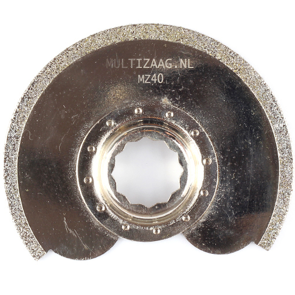 Multizaag MZ40 Multitool Zaagblad - Diamant - Halve Maan - 90 Mm