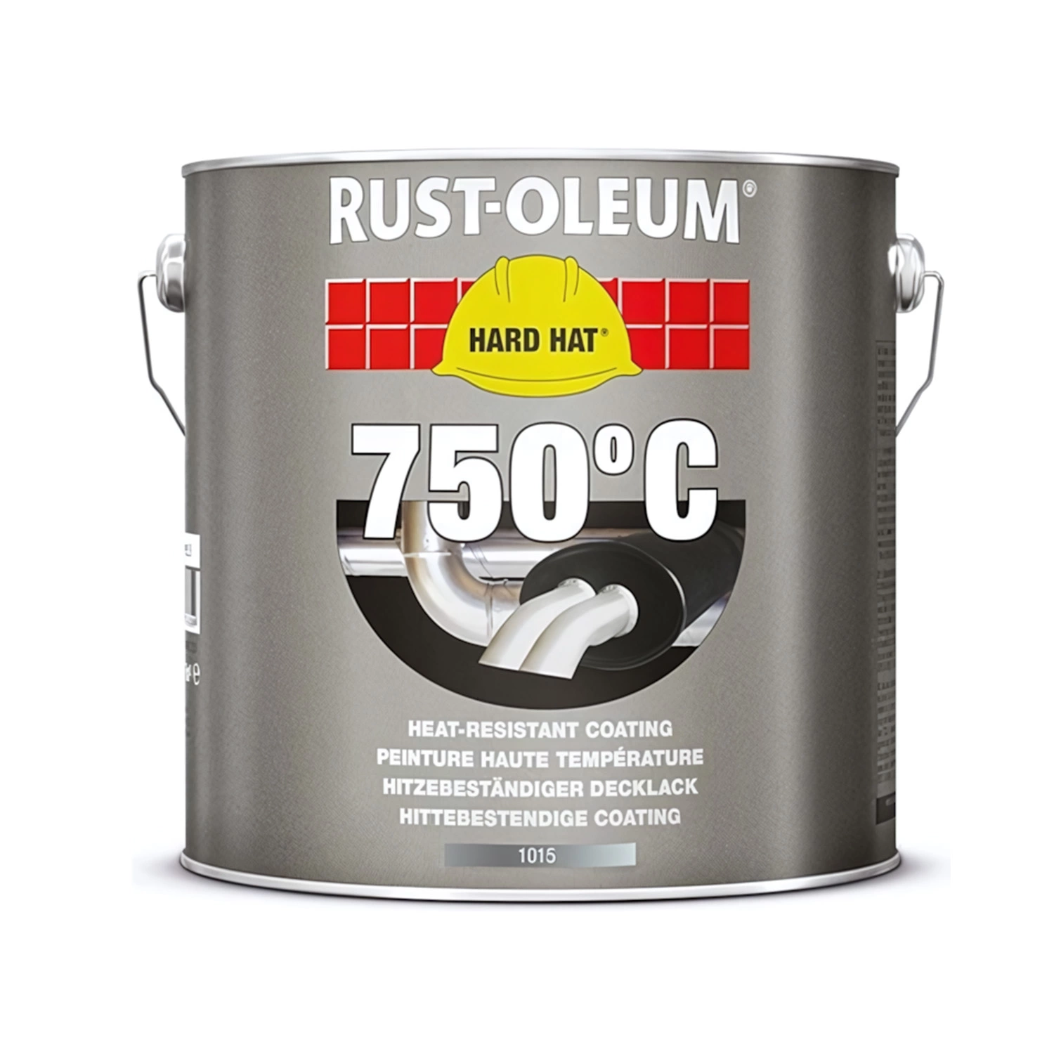 Rust-Oleum Hard Hat Hittebestendige Lak - Aluminium - 0,75L