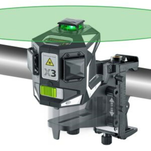 Laserliner X3-Laser Pro Kruislijnlaser Incl. Wandhouder In L-boxx - 3 Lijnen - 30m - Detailed view of the product