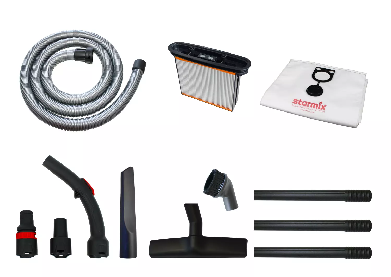 Starmix ISC L-1418 Mini Plus Bouwstofzuiger - 1400W - L-klasse - 18L thumbnail 2