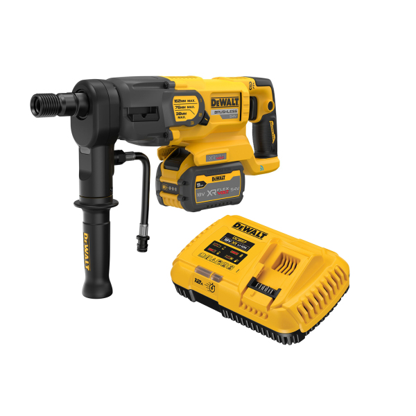 DeWALT DCD150X2 54V Li-ion Flexvolt Diamantboormachine Set (2x 9.0Ah Accu) In Koffer - 160mm - Detailed view of the product