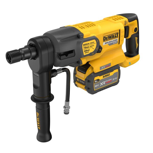 DeWALT DCD150X2 54V Li-ion Flexvolt Diamantboormachine Set (2x 9.0Ah Accu) In Koffer - 160mm - Detailed view of the product
