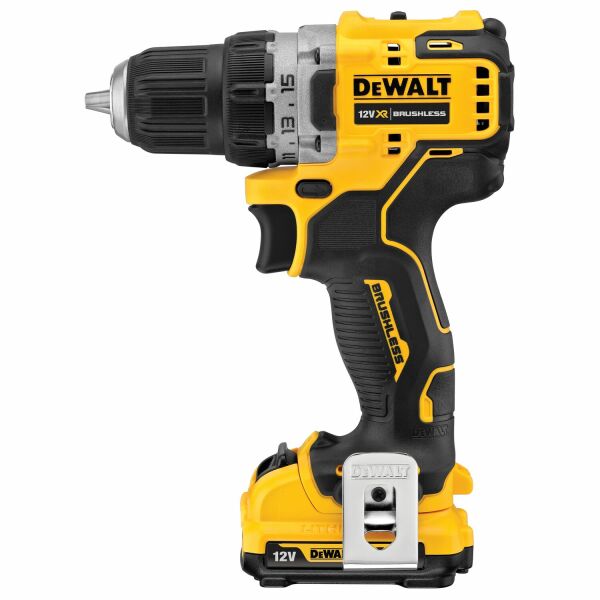 DeWALT DCD701D2-QW 12V Li-ion XR Accu Boor-/schroefmachine Set (2x 2.0Ah) In TSTAK - 57Nm - Detailed view of the product