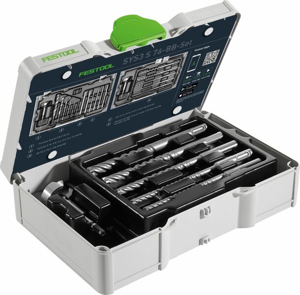 Festool 578119 Bit- En Boorset SYS3 S 76-BB-Set - Detailed view of the product