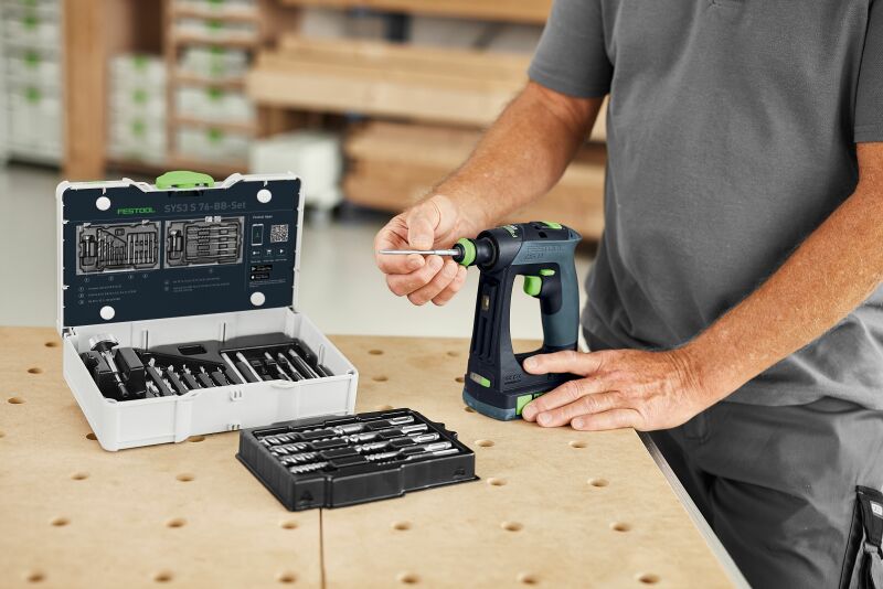 Festool 578119 Bit- En Boorset SYS3 S 76-BB-Set - Detailed view of the product