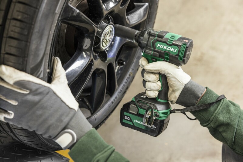 HiKOKI WR18DHW4Z Accu Slagmoeraanzetter - 1/2"- 18V - Detailed view of the product