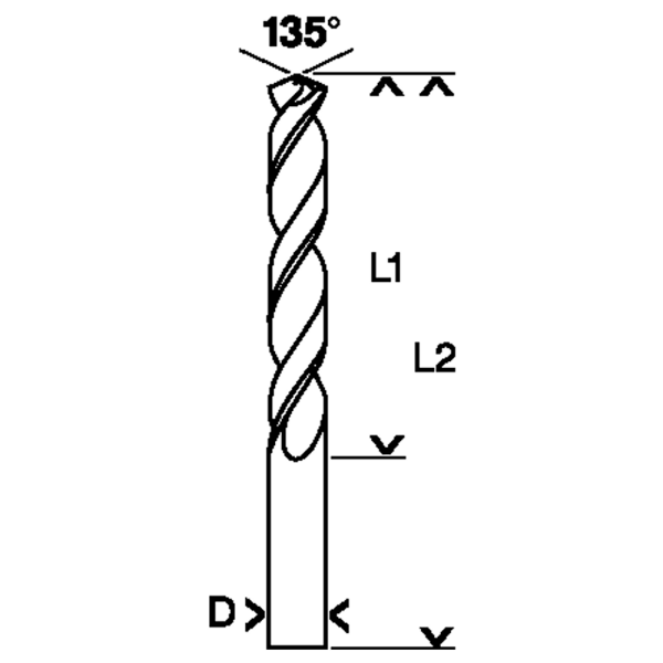 Bosch 2608585860 Metaalboor HSS-CO - 8x117mm - Detailed view of the product