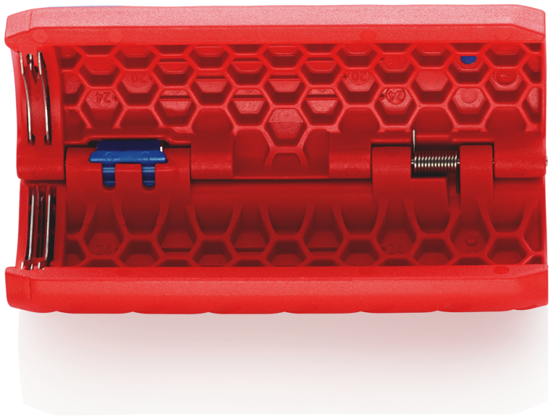 Knipex 90 22 01 SB TwistCut Snijder Voor Gegolfde Buizen - 100mm - Detailed view of the product