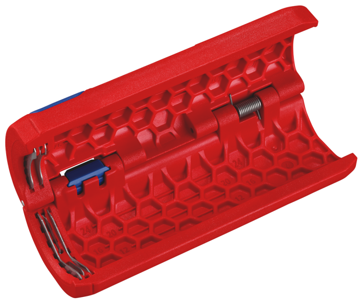 Knipex 90 22 01 SB TwistCut Snijder Voor Gegolfde Buizen - 100mm - Detailed view of the product