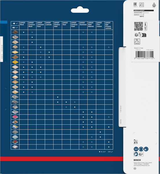 Bosch 2608643058 Cirkelzaagblad - 230 X 25,4 X 48T - Metaal - Carbide - Detailed view of the product