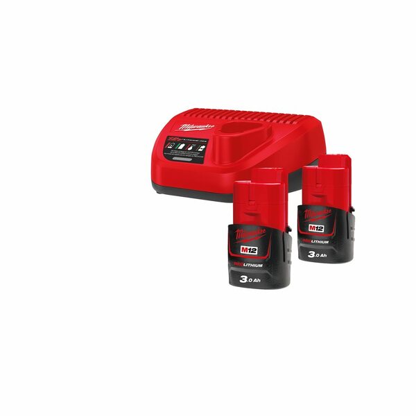 Milwaukee M12™ NRG-302 NRG Pack (2x 3.0 Ah Accu) EAN: 4002395282111