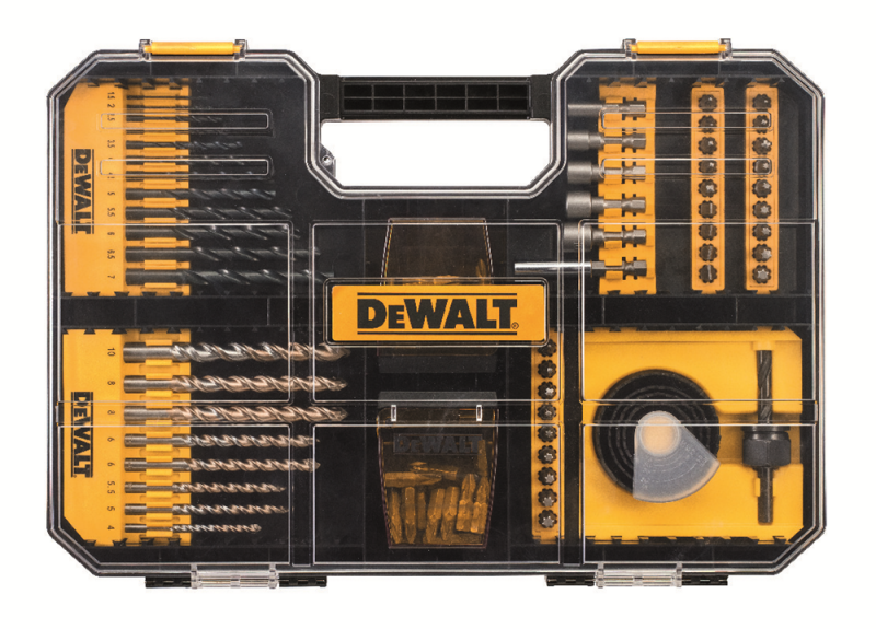 DeWALT DT71569 100 Delige Accessoire Set In Koffer - Detailed view of the product