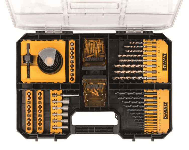 DeWALT DT71569 100 Delige Accessoire Set In Koffer - Detailed view of the product