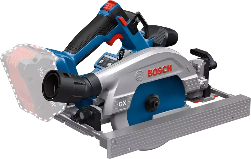 Bosch Blauw GKS 18V-57-2 GX Professional Accu Cirkelzaag | 18V | Zonder accu en lader - 06016C1000