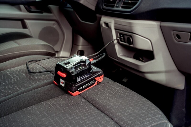 Metabo PC 18-65 18V Power Charger - Detailed view of the product