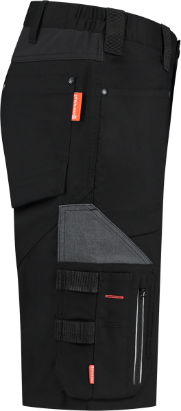 Workman 9063 STRETCH Bermuda Werkbroek P2S - Zwart - Maat 52 (36/34) - Detailed view of the product