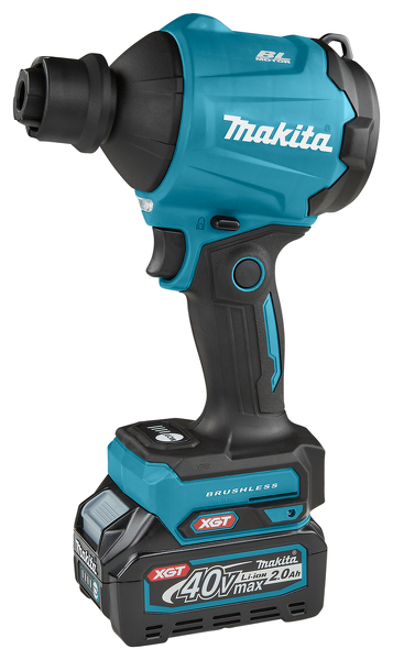 Makita AS001GA101 40V Max Li-Ion Accu Blaas-en Zuigmachine Set (1x 2,0Ah) In Tas - Koolborstelloos - Detailed view of the product