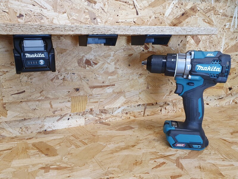 StealthMounts BM-MK40-BLU-6 Accuhouder Voor Makita 40V XGT - Blauw - 6-pack - Detailed view of the product
