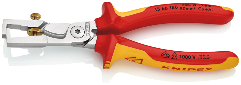 Knipex 13 66 180 StriX VDE Afstriptang Met Kabelschaar - 180mm