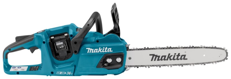 Makita DUC355PT4J LXT 2x18V Li-Ion Accu Kettingzaag Set (4x 5.0Ah) - 35cm - Detailed view of the product