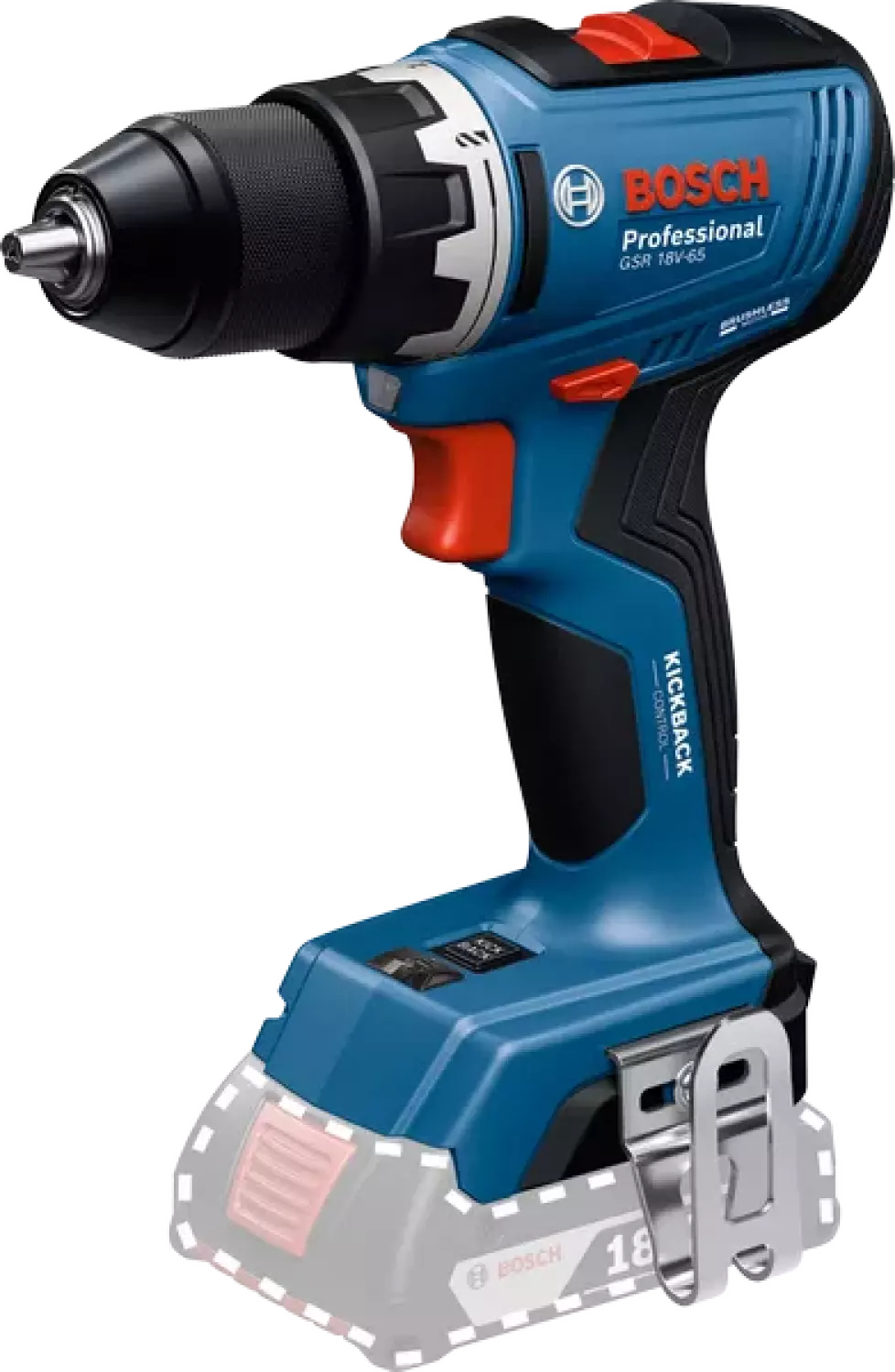 Bosch Professional GSR 18V-65 06019N3201 Accu-schroefboormachine