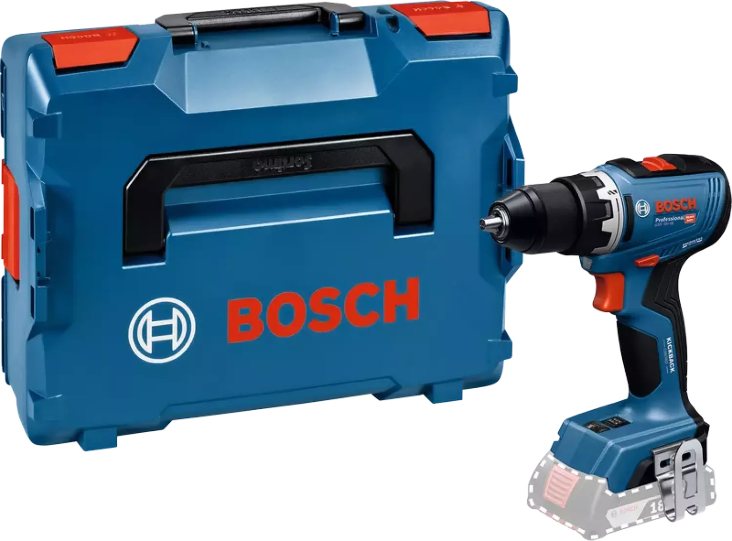 Bosch GSR 18V-65 18V Li-Ion Accu Boor-/schroefmachine Body In L-Boxx - 63Nm