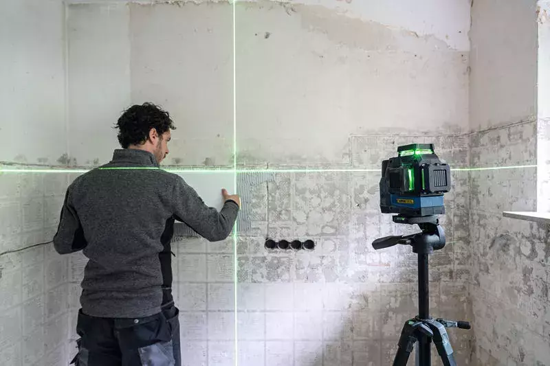 Bosch GLL 12V-100-33 CG 12V Accu Lijnlaser Set (1x 2.0Ah) In L-Boxx - Detailed view of the product