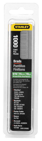 Stanley 1-SWK-BN0625T Nagels - J Type - 15mm (1000st)