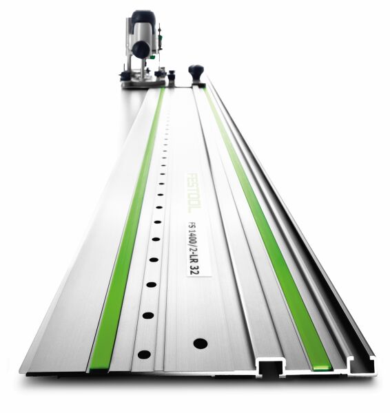 Festool 496939 / FS1400/2-LR 32 Geleidingsrail - 1400mm - Detailed view of the product