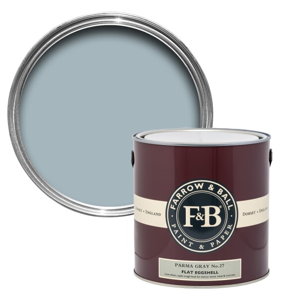 Farrow&Ball Flat Eggshell Parma Gray No.27 - 5L afbeelding