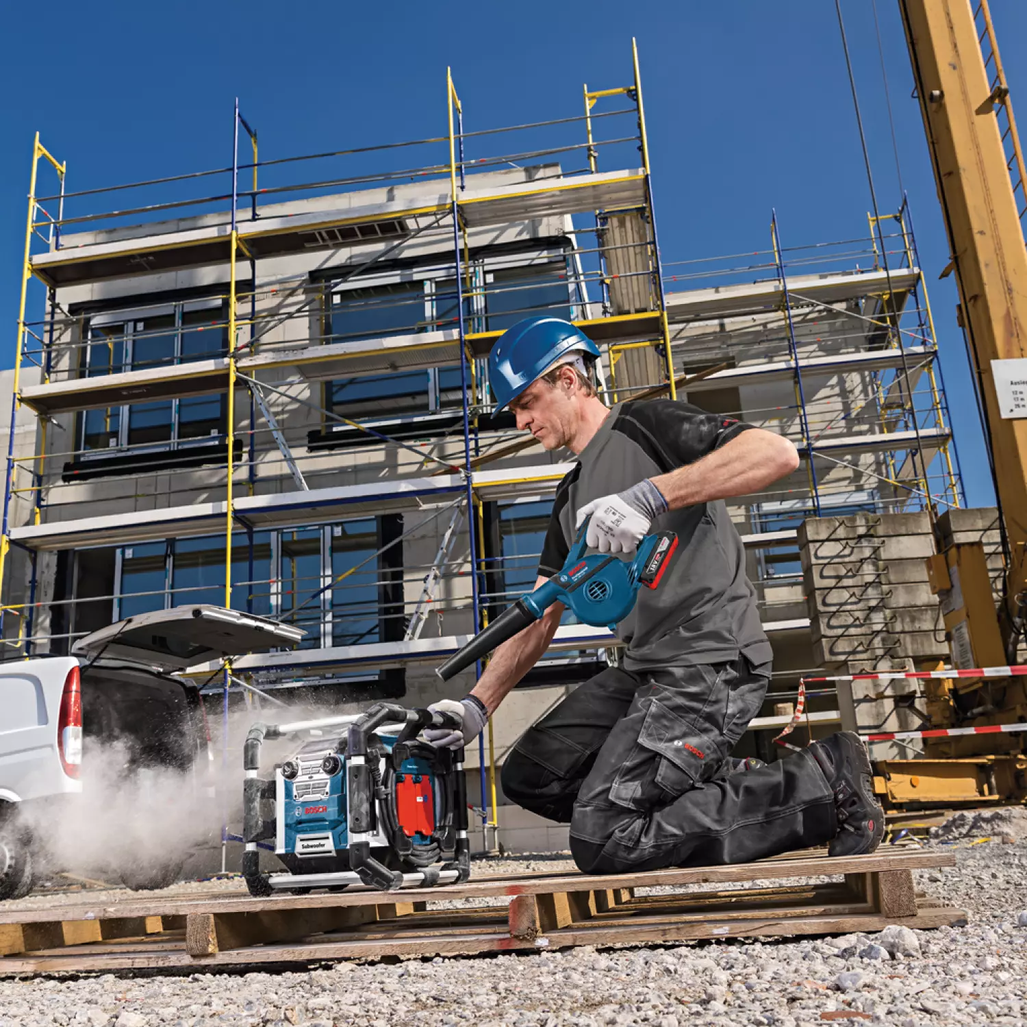 Bosch Accu bladblazer GBL 18V-120 solo Professional Accu en oplader niet inbegrepen