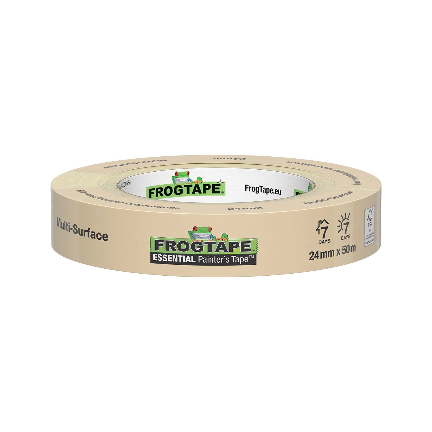 FrogTape Essential Afplaktape 24mm X 50m afbeelding